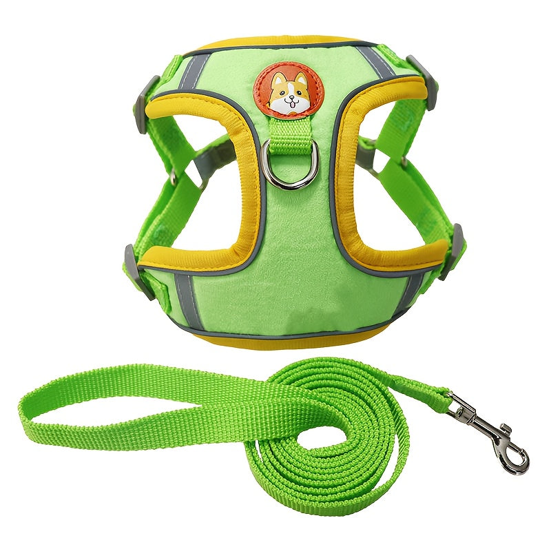 PawMode : Arnés de diseño color Verde Césped.