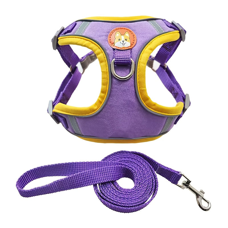 PawMode : Arnés de diseño color Lila Púrpura.