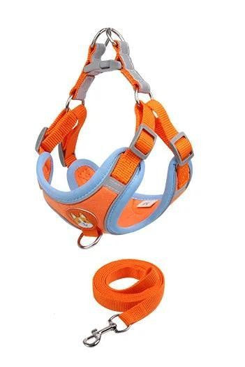 PawMode : Arnés de diseño color Naranja.