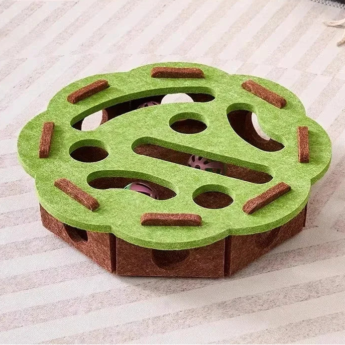 CatCorner: Puzzle Box, juguete inteligente de ejercicio y caza para gatos