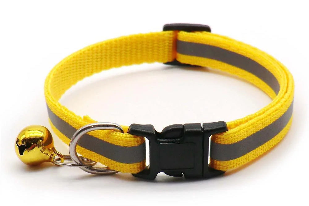 CatCorner: Juego de dos collares de colores con cascabel.