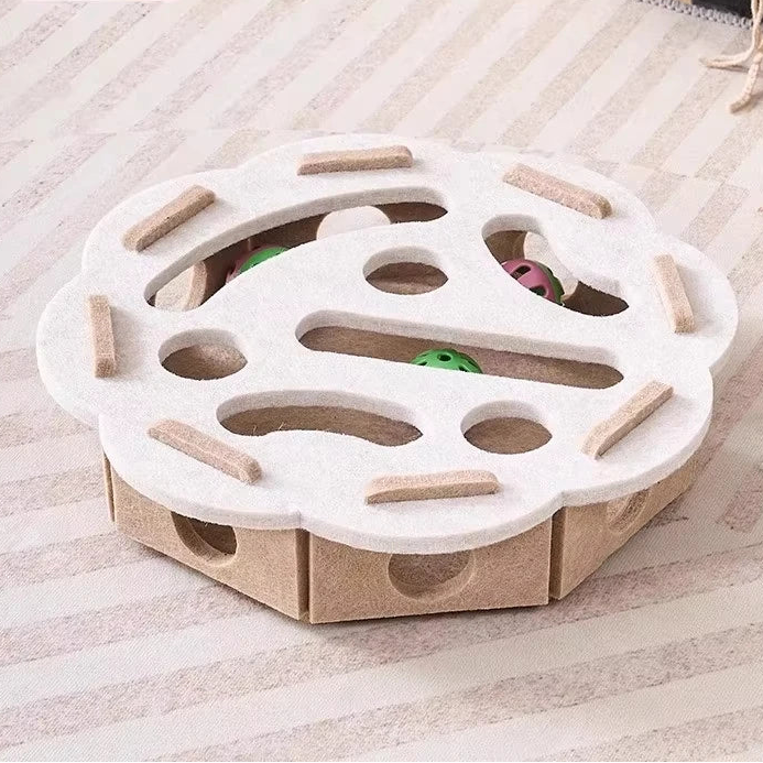 CatCorner: Puzzle Box, juguete inteligente de ejercicio y caza para gatos