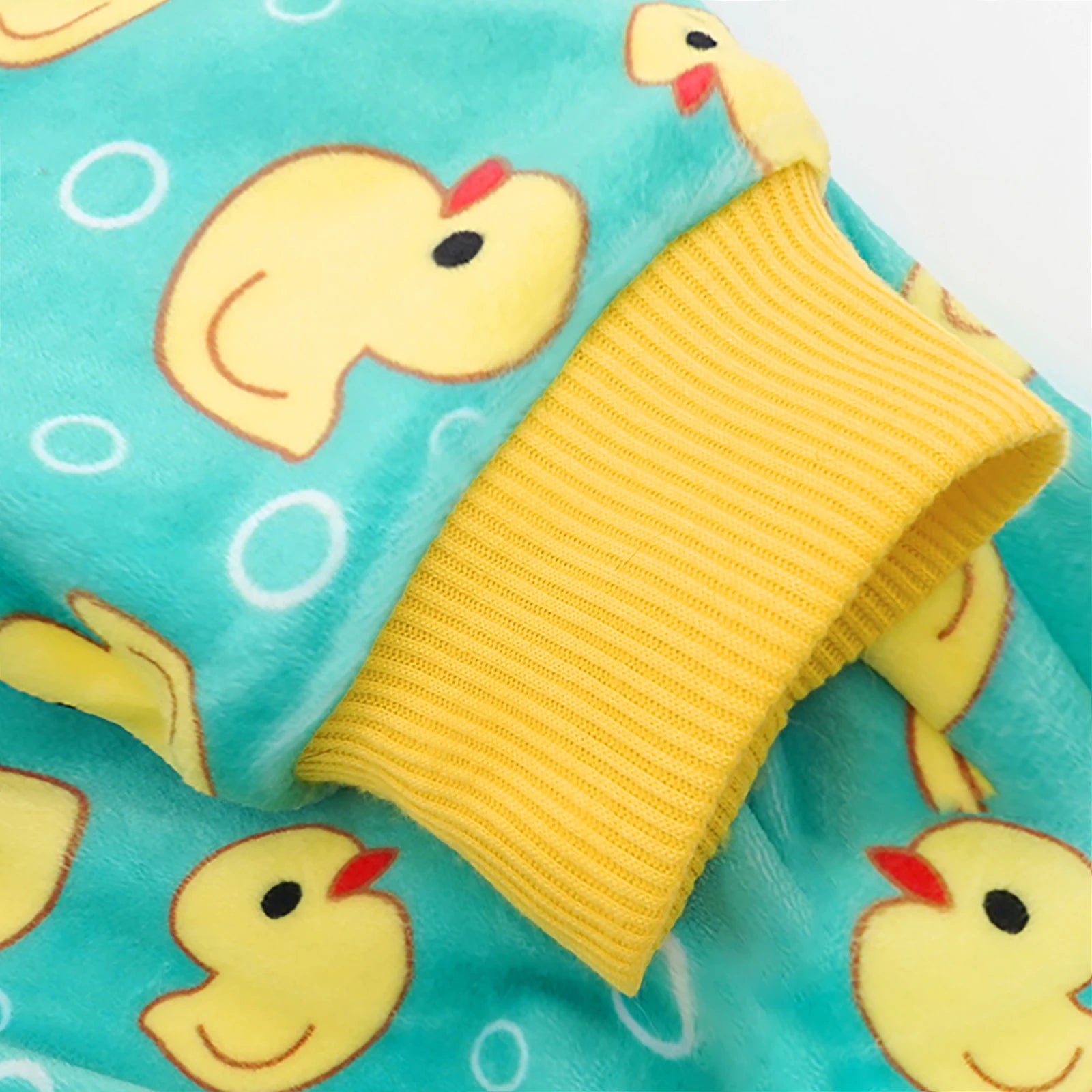 PawMode: Pijama suave de Patitos para perros Pequeños.