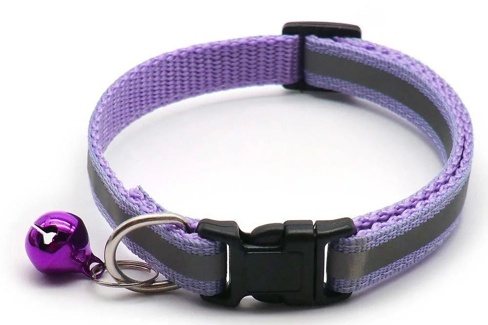 CatCorner: Juego de dos collares de colores con cascabel.