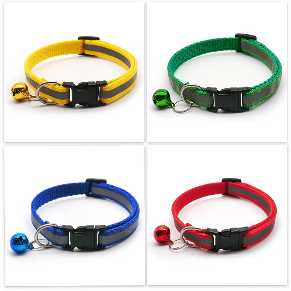 CatCorner: Juego de dos collares de colores con cascabel.