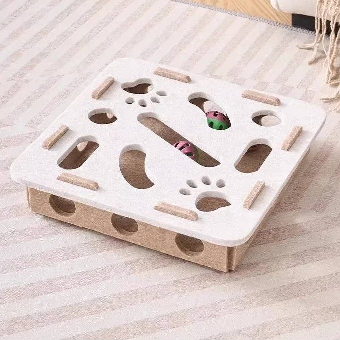 CatCorner: Puzzle Box, juguete inteligente de ejercicio y caza para gatos