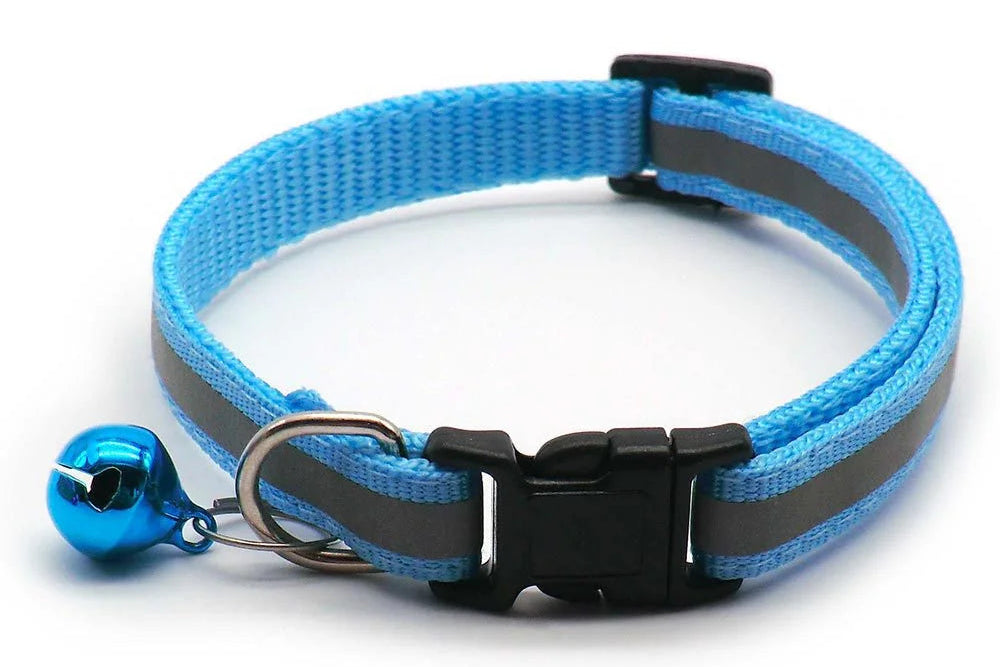 CatCorner: Juego de dos collares de colores con cascabel.