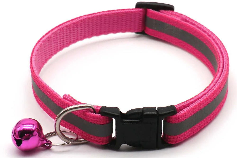 CatCorner: Juego de dos collares de colores con cascabel.