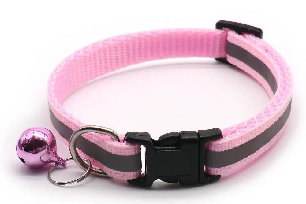 CatCorner: Juego de dos collares de colores con cascabel.