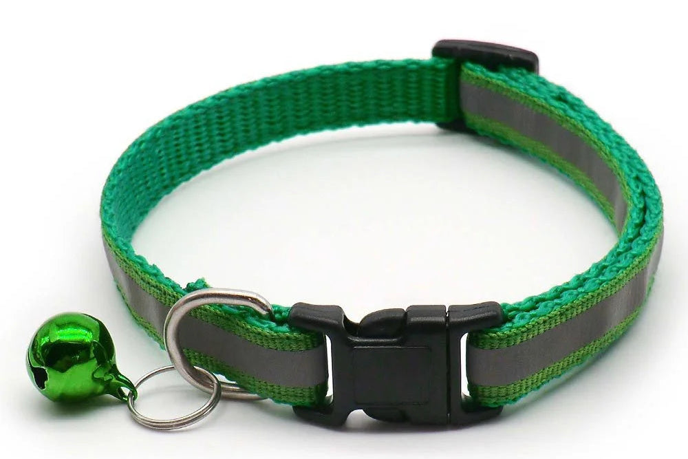 CatCorner: Juego de dos collares de colores con cascabel.