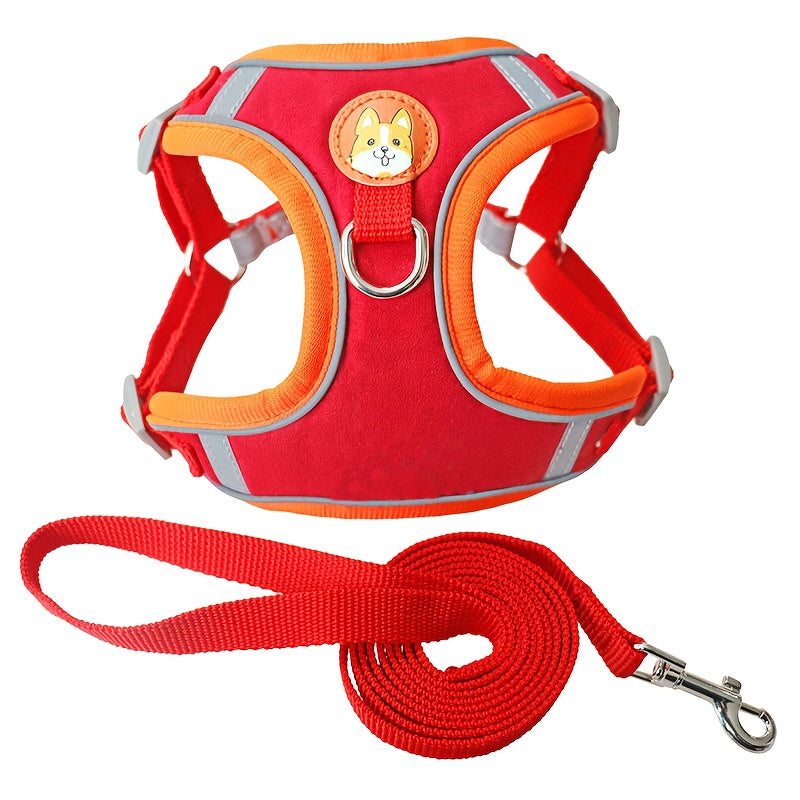 PawMode : Arnés de diseño color Rojo Fuego.
