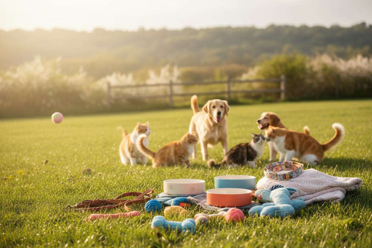 IMAGEN APAISADA PANORAMICA PARA WEB DE PRODUCTOS PARA MASCOTAS